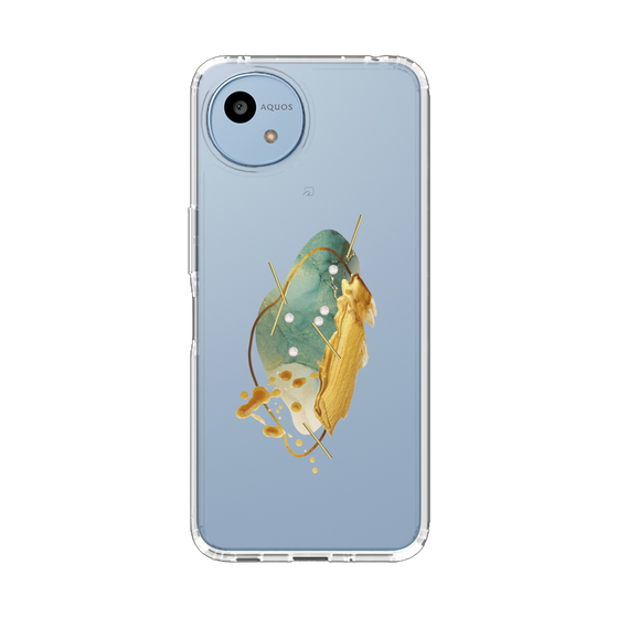 Slim Protection Case［ Nuance Painting Green ］