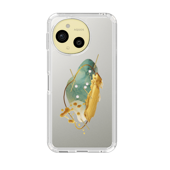 Slim Protection Case［ Nuance Painting Green ］