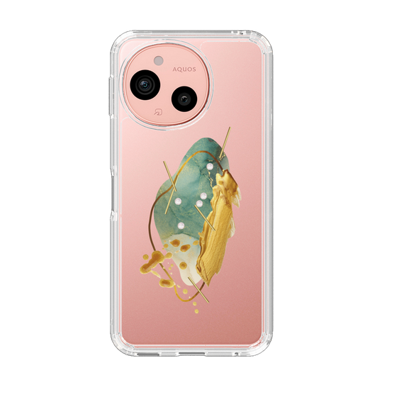 Slim Protection Case［ Nuance Painting Green ］