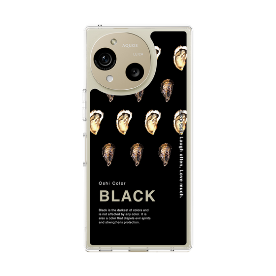 Slim Protection Case［ BLACK-Oyster ］