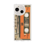 Slim Protection Case［ RETORO CASSETTE TAPE - Skeleton Orange ］