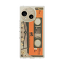 Slim Protection Case［ RETORO CASSETTE TAPE - Skeleton Orange ］