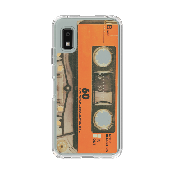 Slim Protection Case［ RETORO CASSETTE TAPE - Skeleton Orange ］