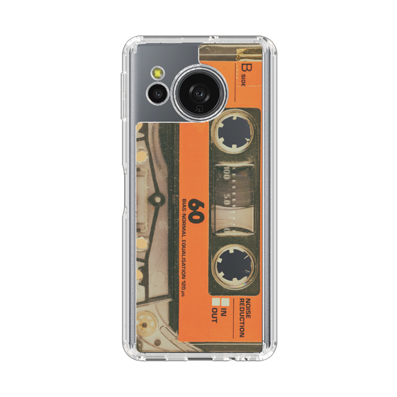 Slim Protection Case［ RETORO CASSETTE TAPE - Skeleton Orange ］