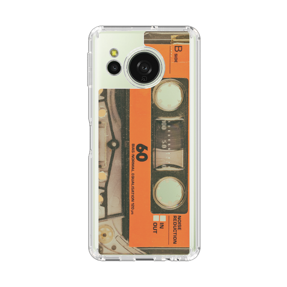 Slim Protection Case［ RETORO CASSETTE TAPE - Skeleton Orange ］