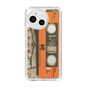 Slim Protection Case［ RETORO CASSETTE TAPE - Skeleton Orange ］