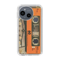 Slim Protection Case［ RETORO CASSETTE TAPE - Skeleton Orange ］