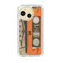 Slim Protection Case［ RETORO CASSETTE TAPE - Skeleton Orange ］