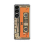Slim Protection Case［ RETORO CASSETTE TAPE - Skeleton Orange ］