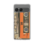 Slim Protection Case［ RETORO CASSETTE TAPE - Skeleton Orange ］