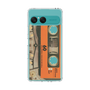 Slim Protection Case［ RETORO CASSETTE TAPE - Skeleton Orange ］