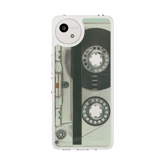 Slim Protection Case［ RETORO CASSETTE TAPE - Skeleton Blue ］