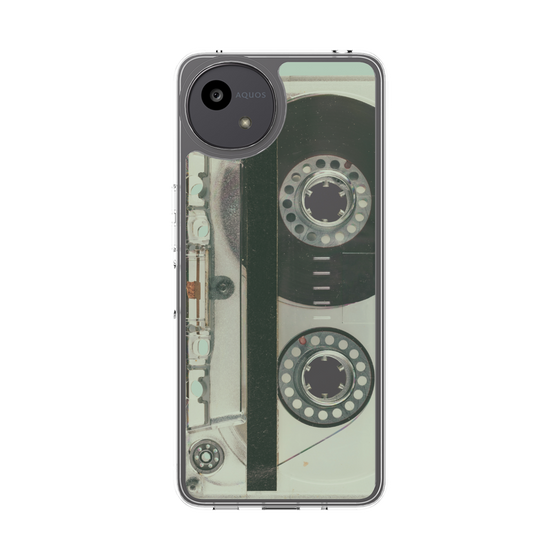 Slim Protection Case［ RETORO CASSETTE TAPE - Skeleton Blue ］