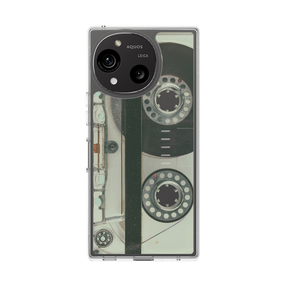 Slim Protection Case［ RETORO CASSETTE TAPE - Skeleton Blue ］