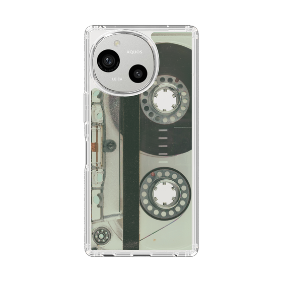Slim Protection Case［ RETORO CASSETTE TAPE - Skeleton Blue ］