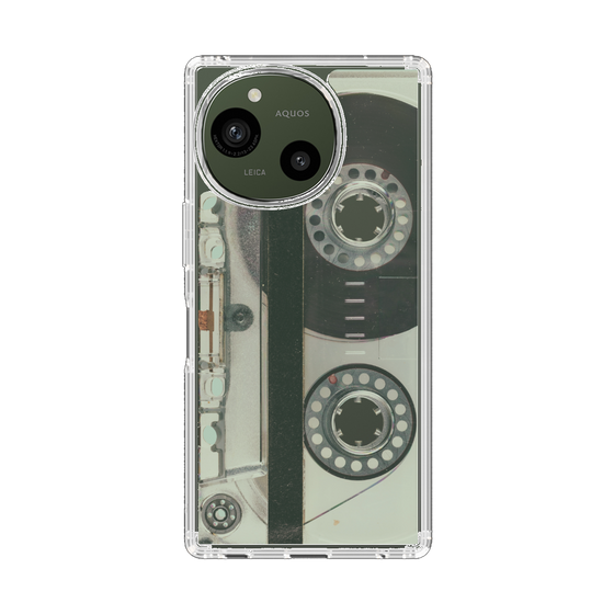 Slim Protection Case［ RETORO CASSETTE TAPE - Skeleton Blue ］