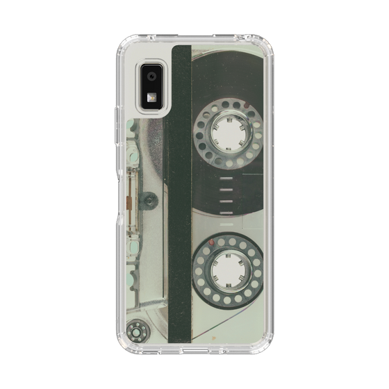 Slim Protection Case［ RETORO CASSETTE TAPE - Skeleton Blue ］