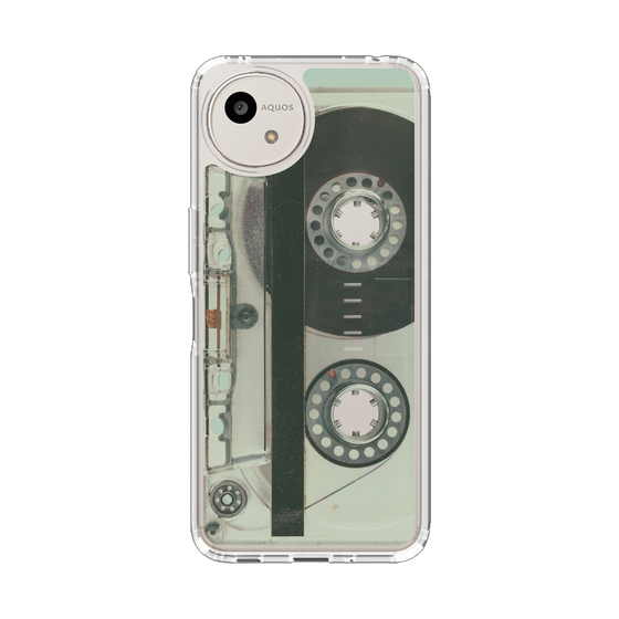 Slim Protection Case［ RETORO CASSETTE TAPE - Skeleton Blue ］