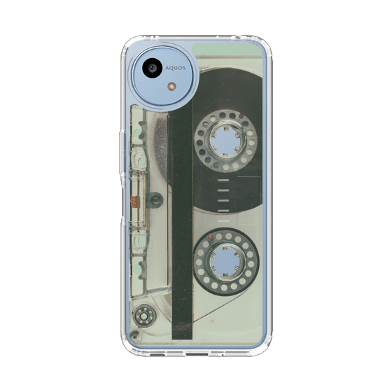 Slim Protection Case［ RETORO CASSETTE TAPE - Skeleton Blue ］