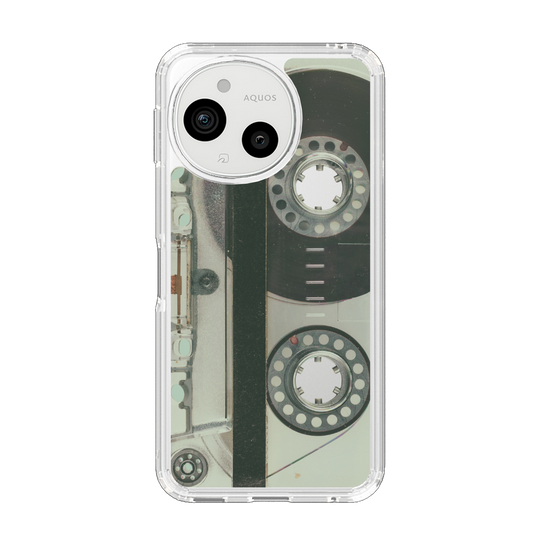 Slim Protection Case［ RETORO CASSETTE TAPE - Skeleton Blue ］