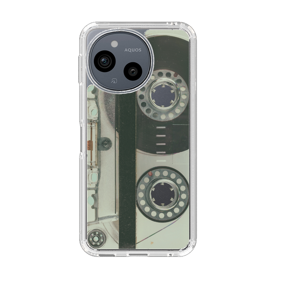 Slim Protection Case［ RETORO CASSETTE TAPE - Skeleton Blue ］