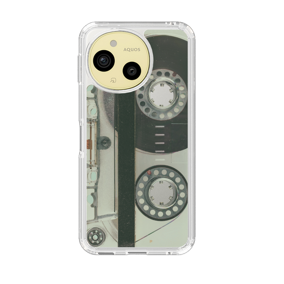Slim Protection Case［ RETORO CASSETTE TAPE - Skeleton Blue ］