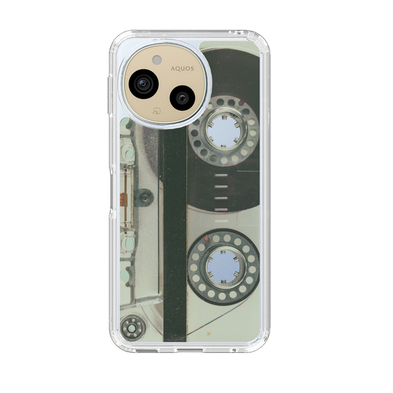 Slim Protection Case［ RETORO CASSETTE TAPE - Skeleton Blue ］