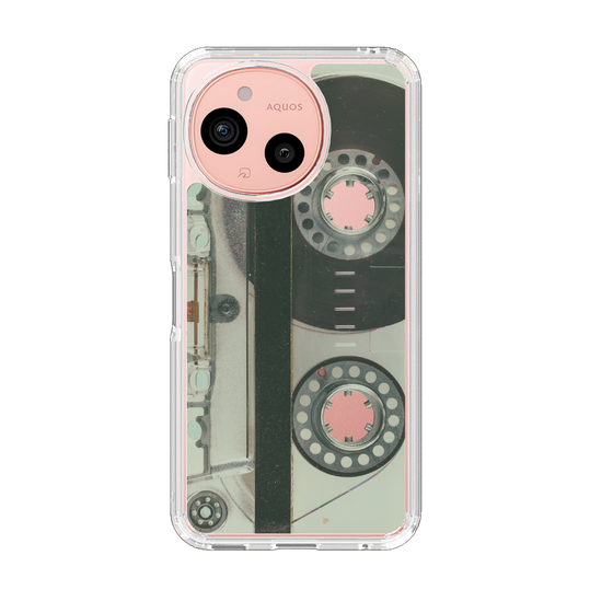 Slim Protection Case［ RETORO CASSETTE TAPE - Skeleton Blue ］