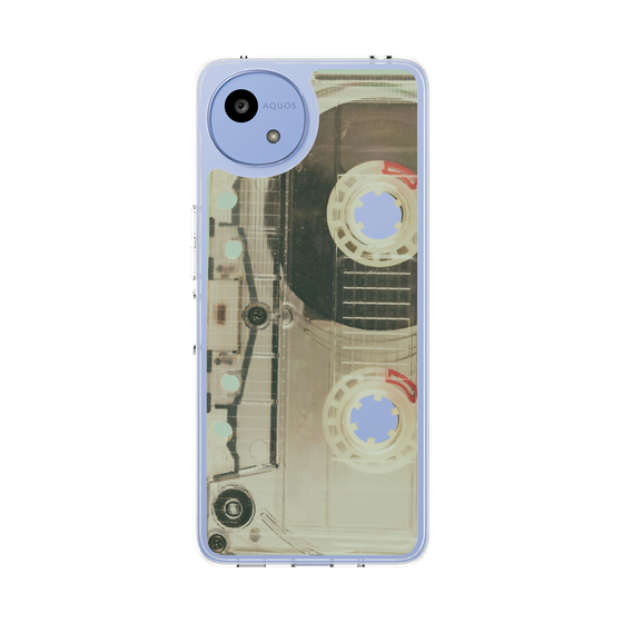 Slim Protection Case［ RETORO CASSETTE TAPE - Skeleton Red ］