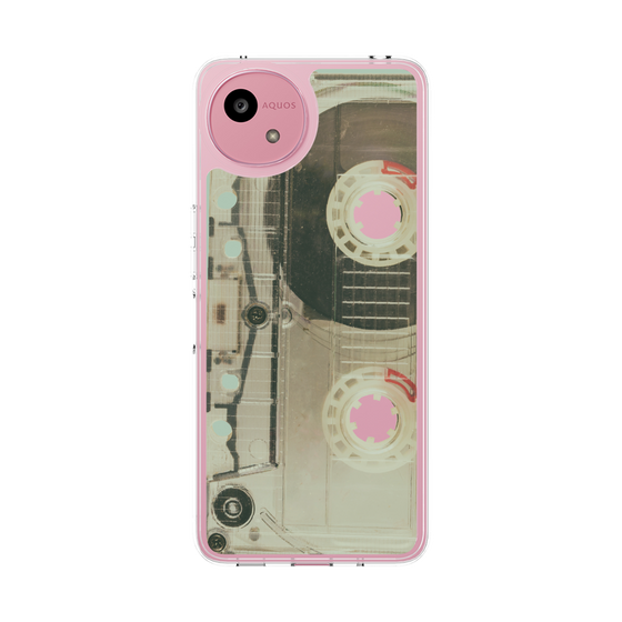 Slim Protection Case［ RETORO CASSETTE TAPE - Skeleton Red ］