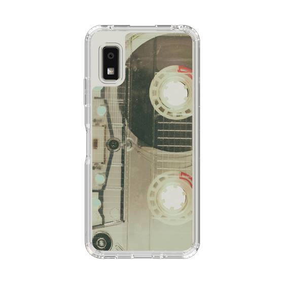 Slim Protection Case［ RETORO CASSETTE TAPE - Skeleton Red ］