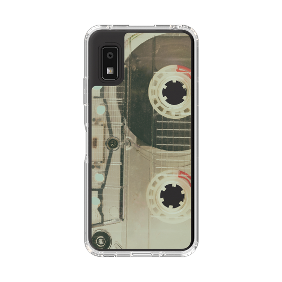 Slim Protection Case［ RETORO CASSETTE TAPE - Skeleton Red ］