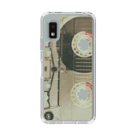 Slim Protection Case［ RETORO CASSETTE TAPE - Skeleton Red ］