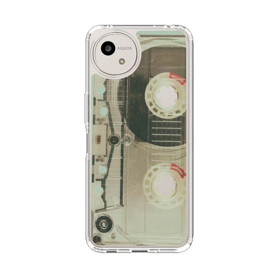 Slim Protection Case［ RETORO CASSETTE TAPE - Skeleton Red ］