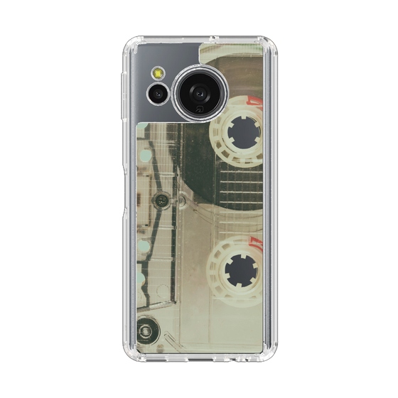 Slim Protection Case［ RETORO CASSETTE TAPE - Skeleton Red ］