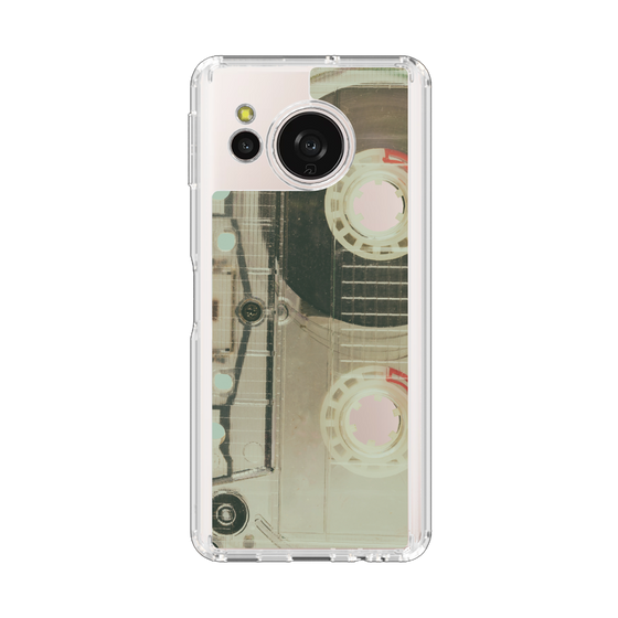 Slim Protection Case［ RETORO CASSETTE TAPE - Skeleton Red ］