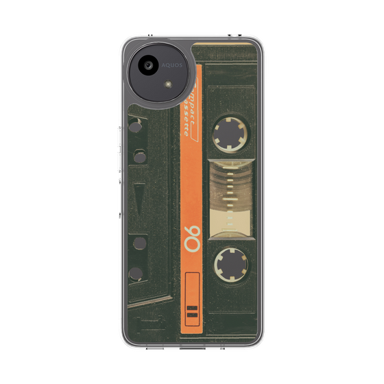 Slim Protection Case［ RETORO CASSETTE TAPE - Opacity Black ］