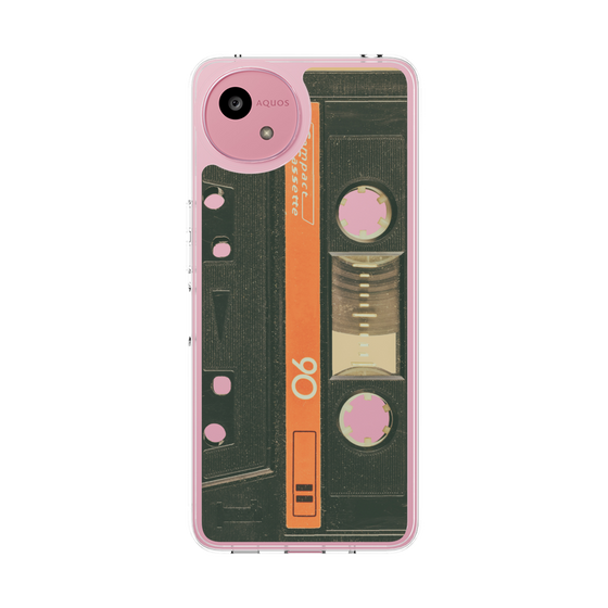 Slim Protection Case［ RETORO CASSETTE TAPE - Opacity Black ］