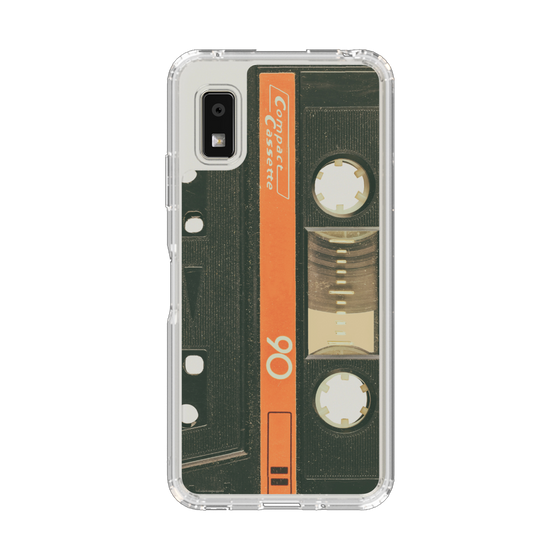 Slim Protection Case［ RETORO CASSETTE TAPE - Opacity Black ］