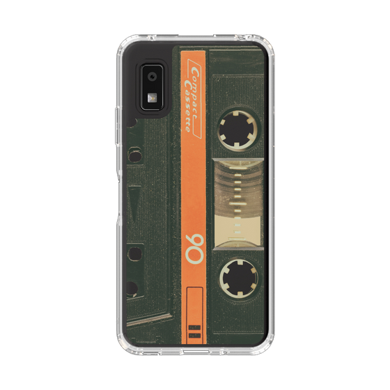 Slim Protection Case［ RETORO CASSETTE TAPE - Opacity Black ］