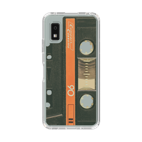 Slim Protection Case［ RETORO CASSETTE TAPE - Opacity Black ］
