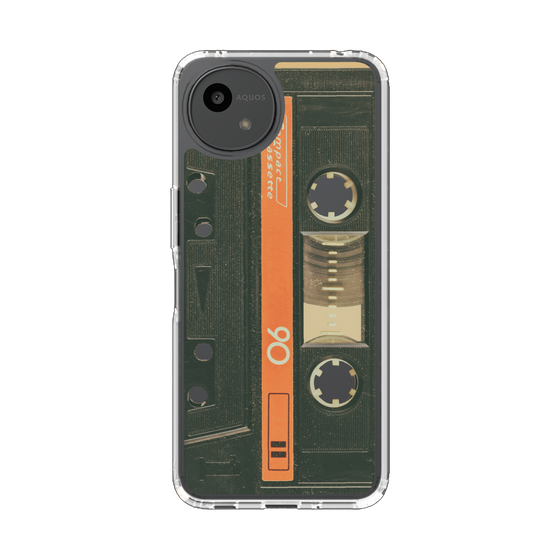 Slim Protection Case［ RETORO CASSETTE TAPE - Opacity Black ］