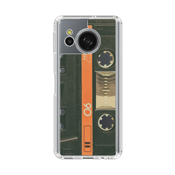 Slim Protection Case［ RETORO CASSETTE TAPE - Opacity Black ］