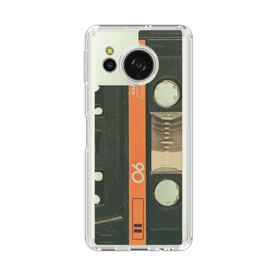 Slim Protection Case［ RETORO CASSETTE TAPE - Opacity Black ］
