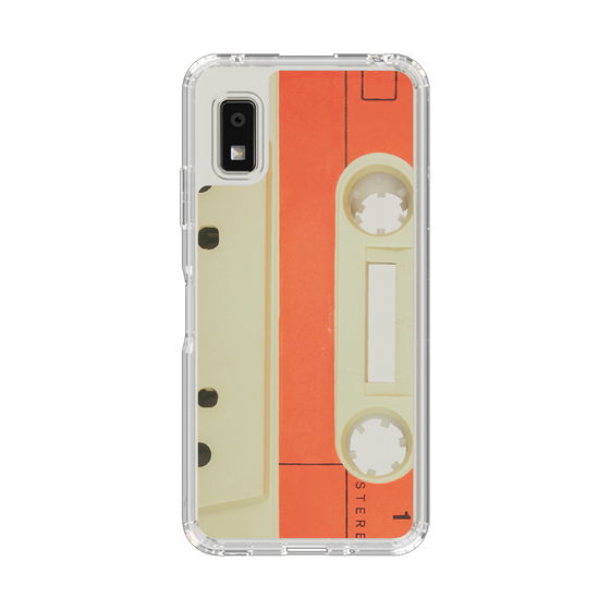 Slim Protection Case［ RETORO CASSETTE TAPE - Opacity White ］