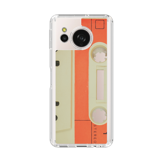 Slim Protection Case［ RETORO CASSETTE TAPE - Opacity White ］