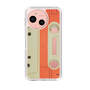 Slim Protection Case［ RETORO CASSETTE TAPE - Opacity White ］