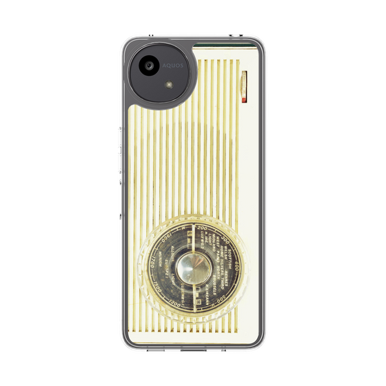 Slim Protection Case［ RETORO RADIO - White ］