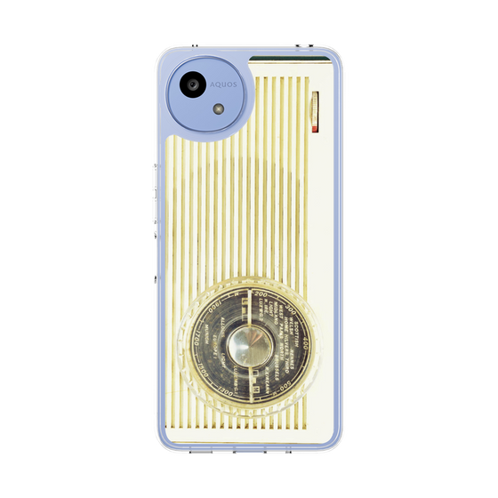 Slim Protection Case［ RETORO RADIO - White ］