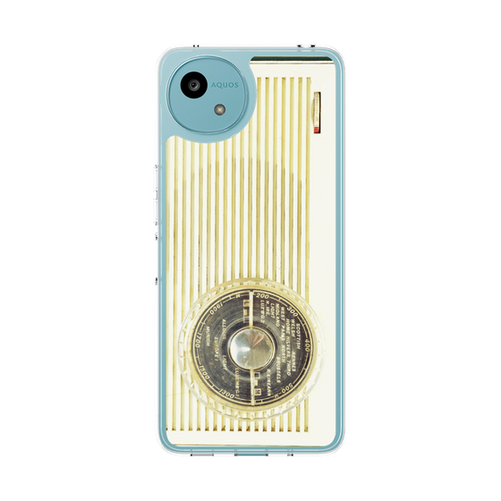 Slim Protection Case［ RETORO RADIO - White ］